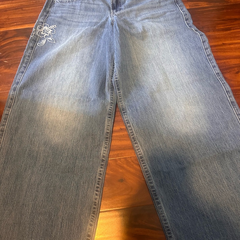 Hollister Blue Flare & Wide Leg Jeans